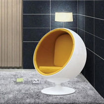 Creative Designer Fashion Spin GRP Round Space Chair Hotel Showroom Lobby-Like Room Personality Casual