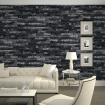Retro matte 3D imitation brick brick brick wallpaper living room cafe bar restaurant hot pot restaurant wallpaper