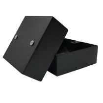 304 stainless steel electroplated black surface-mounted bottom box Switch box 86 type open box Socket box Surface-mounted junction box