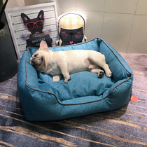 Net red dog kennel four seasons universal bite-resistant winter warm small large dog Teddy French fighting dog removable and washable pet bed