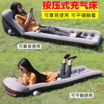 Foldable Press Filled Air Mattress Outdoor Camping Air Cushion Anti-Tide Mat Portable Sleeping Mat Multifunction Sloth Sofa