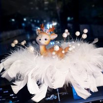 Interior jewelry ornaments all the way to Baoan Deer Net red car decoration supplies high-end creative goddess models