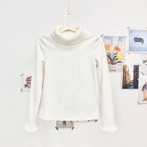 Small onion good Cut Original White Burr high neck bottom knitted sweater womens autumn and winter thick slim slim body top