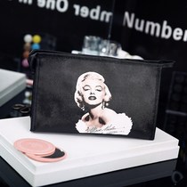 Retro Han version Makeup Bag Small Number Portable Korea Brief Cute Makeup Bag Large Capacity Woman Cosmetic containing bag