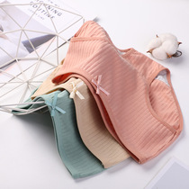 women's pure cotton padded seamless breathable summer thin Japanese style girls simple cute briefs