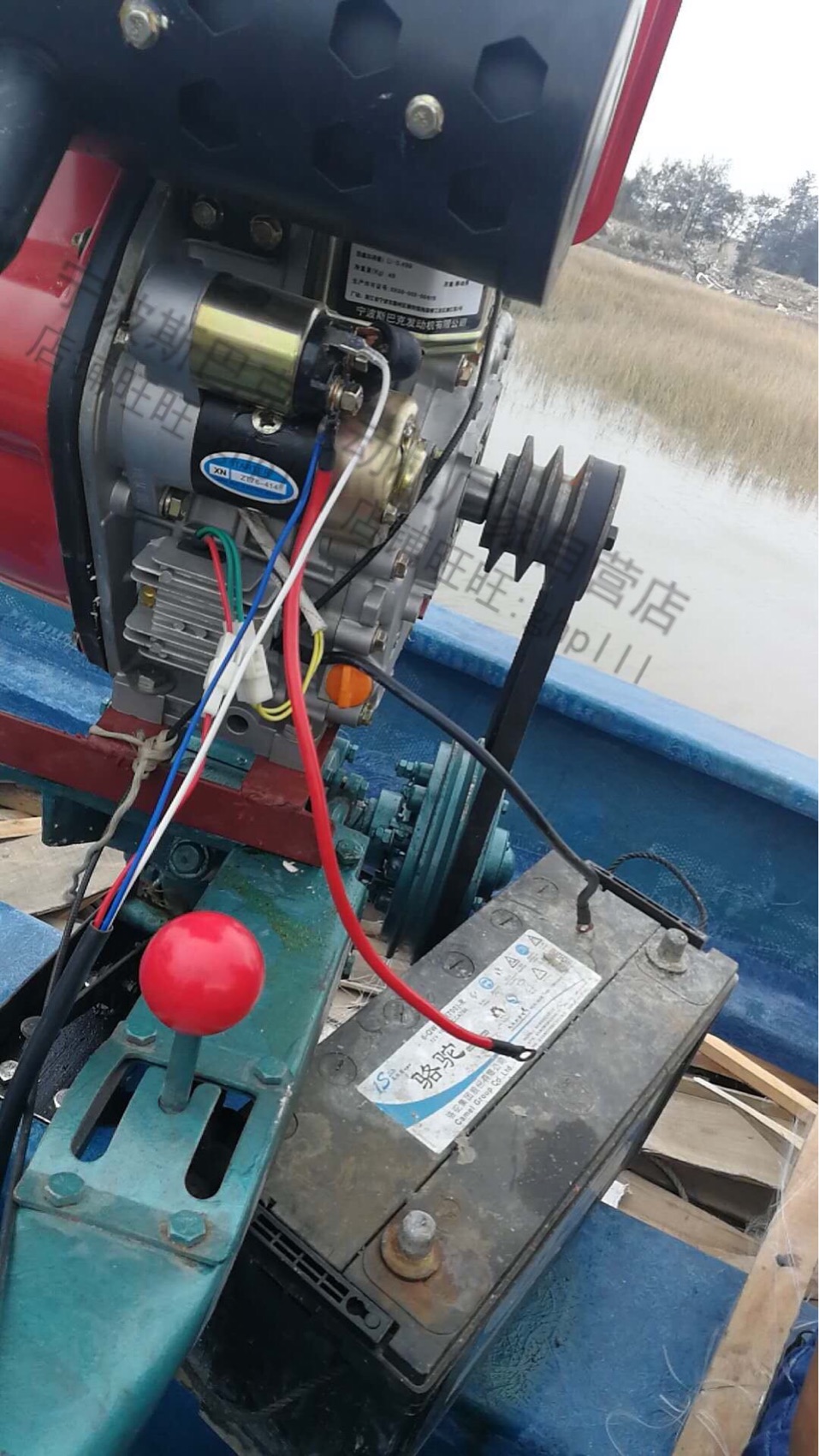 斯巴克电启动单缸风冷柴油机4-15匹 高速渔船挂桨机全套厂家直销