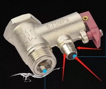 Small kitchen treasure universal all copper electric water heater safety valve check valve pressure relief valve