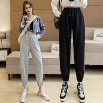 Small man 150cm spring and autumn pants 2021 new season slim loose old pants casual small feet sports pants