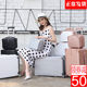 Naibin suitcase password box male and female trolley case female 262428 luggage box college student boarding case bag Naibin suitcase password box male and female trolley case female 262428 luggage box college student boarding case bag