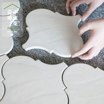 Small matches Net Red shaped lantern retro kitchen living room bathroom toilet background wall tiles wall tiles