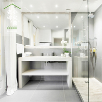 Small matches Simple Japanese-style shades of pure gray antique tiles Floor tiles Wall tiles Tile Living room Bathroom Kitchen Balcony 60