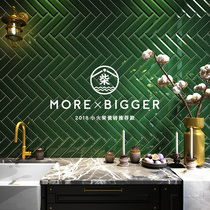 Small matches Nordic kitchen and bathroom subway tiles Glossy Neoclassical subway tiles Kitchen wall tiles Toilet bathroom tiles