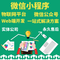 WeChat applet development public number APP mall custom IoT application platform background software