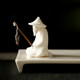 Creative character fisherman micro landscape Jiang Taigong ceramic tea pet gardening landscape fishing fisherman home decoration ornaments Creative character fisherman micro landscape Jiang Taigong ceramic tea pet gardening landscape fishing fisherman home decoration ornaments
