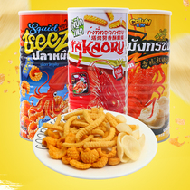 Cailun 100g gold squid roll Thai flavor shrimp lobster slices puffed food canned Net red crispy snacks