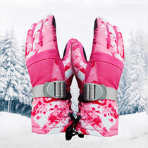 Childrens winter waterproof snow gloves mens outdoor sports mountaineering riding couples touch screen warm womens ski gloves
