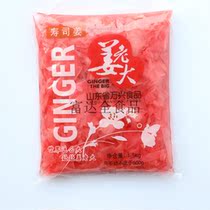 Ginger boss sushi Red ginger slices 1500g sashimi embellishment Japanese cuisine ingredients Sushi ingredients Tender ginger