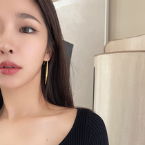 INNOSENSE new metal willow leaf ear hanging female tide Korean temperament Net Red fashion wild earrings