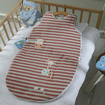 South Korea Murphy Baby Sleeping Bag Autumn Winter Newborn Baby Integrated Sleeping Bag Child Anti Kick Quilting By Autumn Winter Knit Pure Cotton