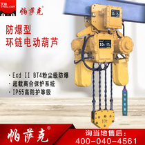 PASAK PASAK explosion-proof ring chain electric hoist 380V1 ton 2 ton 3T chain lifting crane hoist