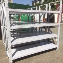 With Wheels Removable Active Multilayer Warehousing Warehouse Storage Rack Warehouse Warehousing Goods Shelf Clothing Shelving Heavy Duty