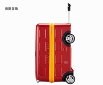 Diplomat Diplomat fine Teddy red bus childrens trolley case 18 inch universal wheel cartoon luggage