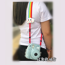 Cute ins teen slapping up mini camera harness Sony Canon microcamera Minnie clouds hanging rope
