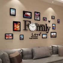 Personality creative clock wall clock Living room modern simple wall clock atmospheric household quartz clock fashion silent clock