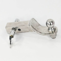 Stainless steel trailer arm 304 stainless steel ball head car trailer hook ball head 50mm2 inch RV trailer hook