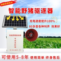 Drive wild boar solar intelligent timing light control lithium battery horn waterproof loudspeaker plug-in recording scare beast