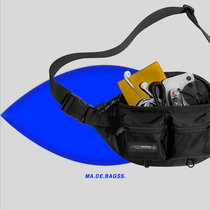 MADDEBAG obliquely satchel mens leisure chest bag single shoulder bag bag small backpack student functioning satchel wave card pocket women