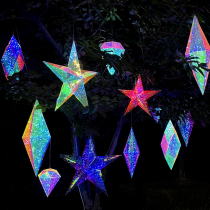 Lighting outdoor beauty sequin Diamond Mall street lighting exhibition decoration hanging decoration illusion laser props layout