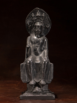 Orgema Museum series Tang Dynasty Maitreya Buddha statue replica agate agate powder version