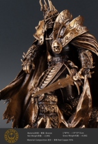 Ogrema Bronze Blizzard wow World of Warcraft King of Witches Alsace Full Body Statue Handmade Model Statue