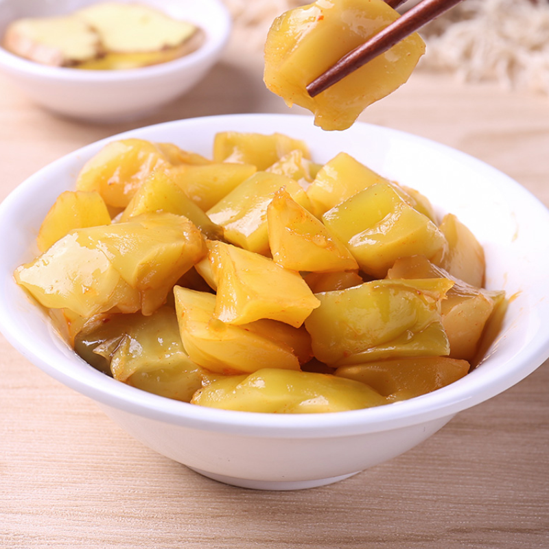 涪陵榨菜芯50g*50袋正宗小包装鲜脆清淡咸菜开胃学生手工下饭榨菜