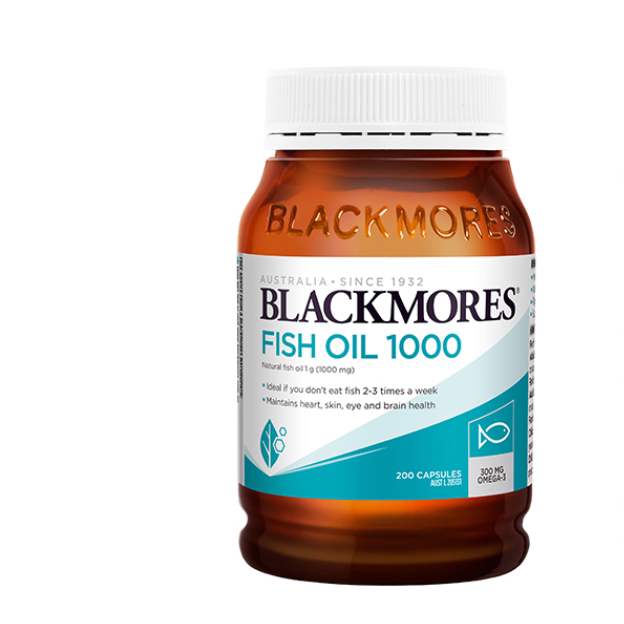 澳洲blackmores深海鱼油营养胶囊200粒