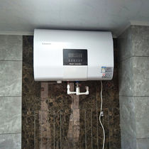 A Oasmrrisi electric water heater Household storage type flat barrel electric water heater 50L6080L100L liters bath