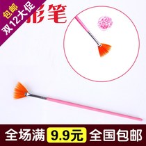 Nail line Pen scattered powder sequin shake chalk gradient pen painting Fan Pen multi-function tool
