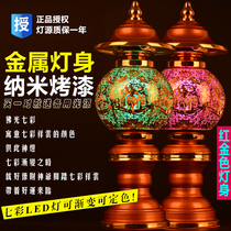 Buddha lamp in front of the Buddha LED God of Wealth lamp Electric candle lamp Lamp Changming Lamp Colorful God of Wealth lamp Guan Gong Lamp Buddha Lamp lamp