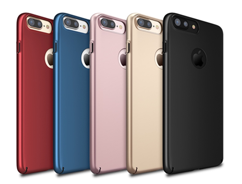 mking苹果7手机壳潮男iphone7plus亮黑色外壳i7全包磨砂防摔ip7七