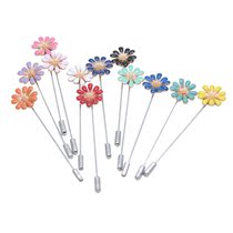 Word Chest Needle Female Contact Pin Han Style Chest Floral Minimalist Temperament Professional Suit Jacket Cardiovert accessories Accessories Accessories