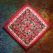 Rose Headscarf Woman Y2K Hot Sister Baotou Tong Locomotive HIHOP Fang Towel Male Hip Hop Movement Hair Band Headband