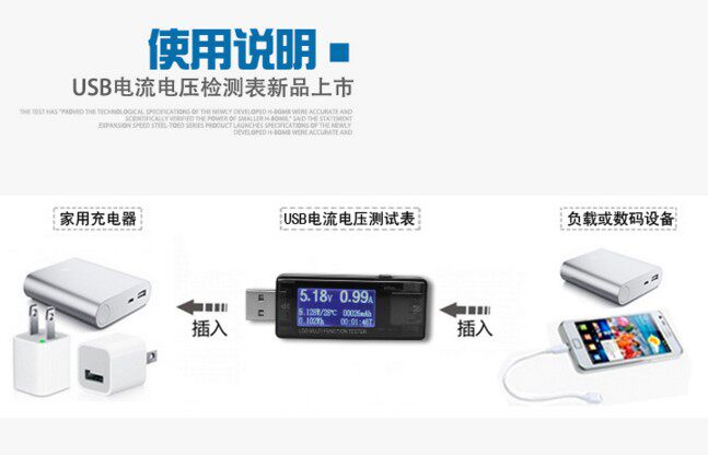 USB USB voltage meter power capacity 