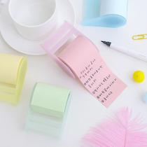 South Korea ins simple post-it note paper full sticky reel sticky strong sticky note book creative shake sound self-adhesive full sticker