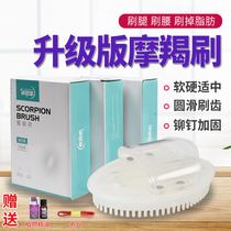 Environmentally friendly transparent scorpion brush massage brush five lines Meridian brush brush brush body