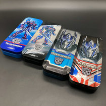 Pencil box Pencil box Transformers students use double-layer pencil case relief plate tin box primary school students start school