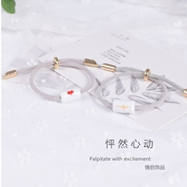 Couple bracelet Ceramic bracelet A pair of jewelry Korean version of the student simple hand rope to send boyfriend girlfriend birthday gift
