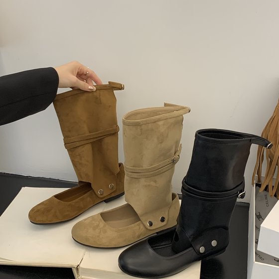 2025 new summer hollow fashion sandals for women single shoes two-wear mid-tube boots niche design versatile round toe single shoes
2025 new summer hollow fashion sandals for women single shoes two-wear mid-tube boots niche design versatile round toe single shoes