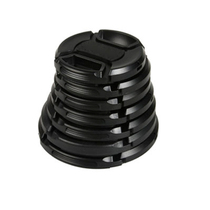Universal wordless middle pinch lens cover for Nikon Sony Canon with anti-lost rope can be customized