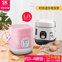 The smallest rice cooker small Mini 1 person 2 person small portable with travel cooking rice rice cooker